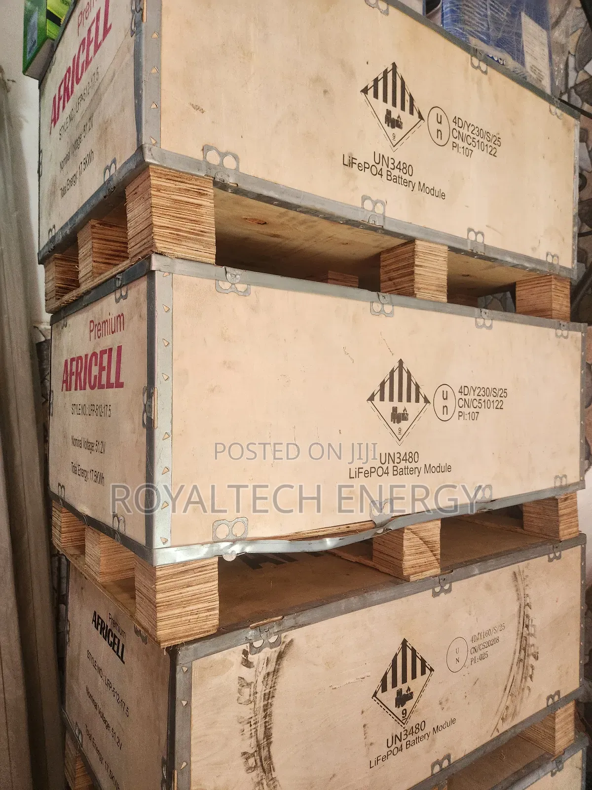 Africell 17.5kwh 51.2v Lithium Phosphate Batteries