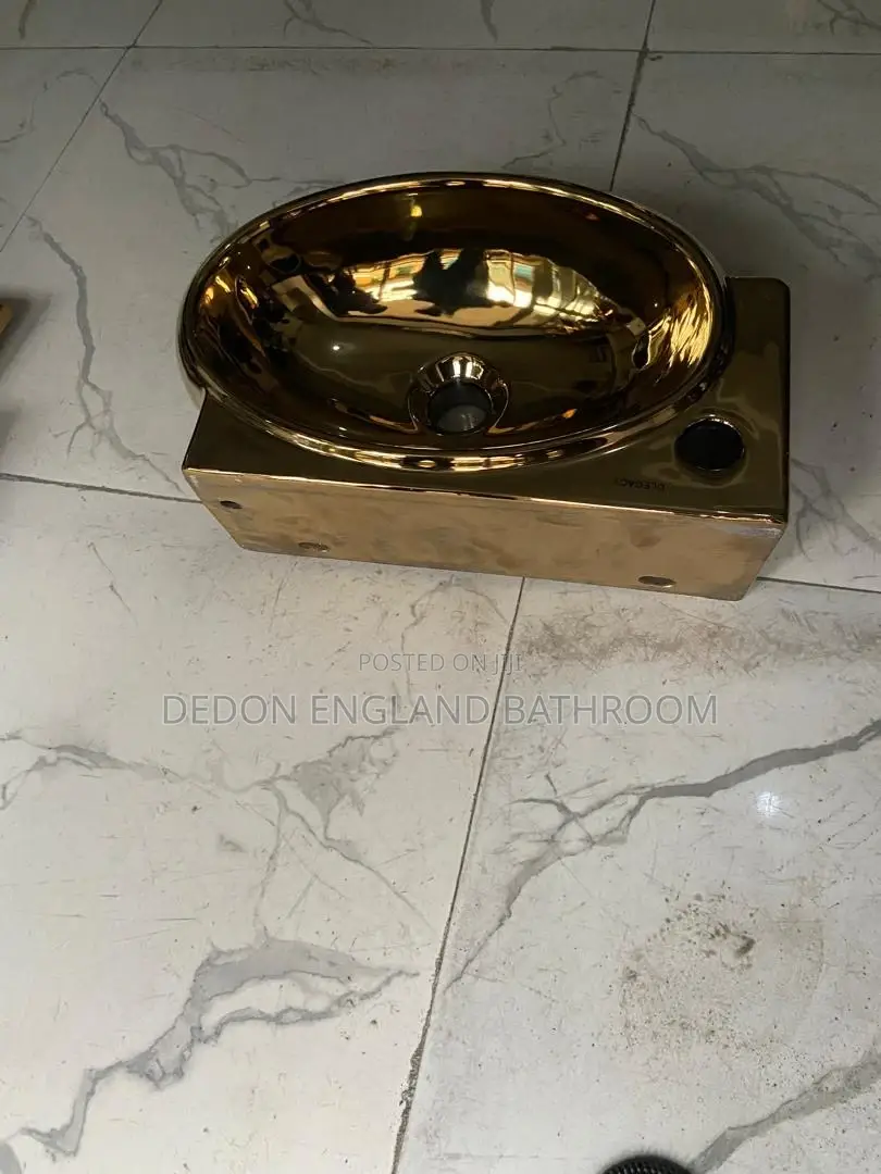 Gold Wall Hung Basin