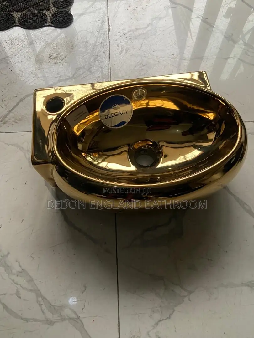Gold Wall Hung Basin