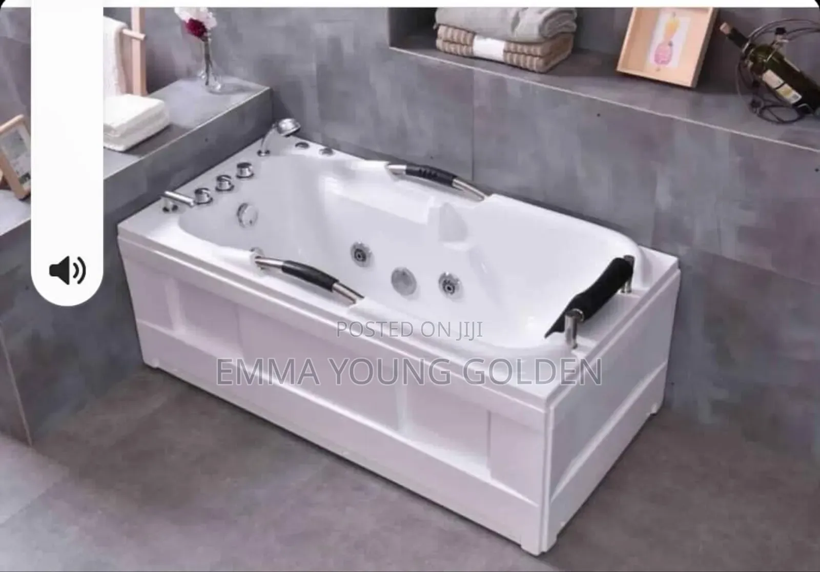 150cm Single Jacuzzi Bath Tub