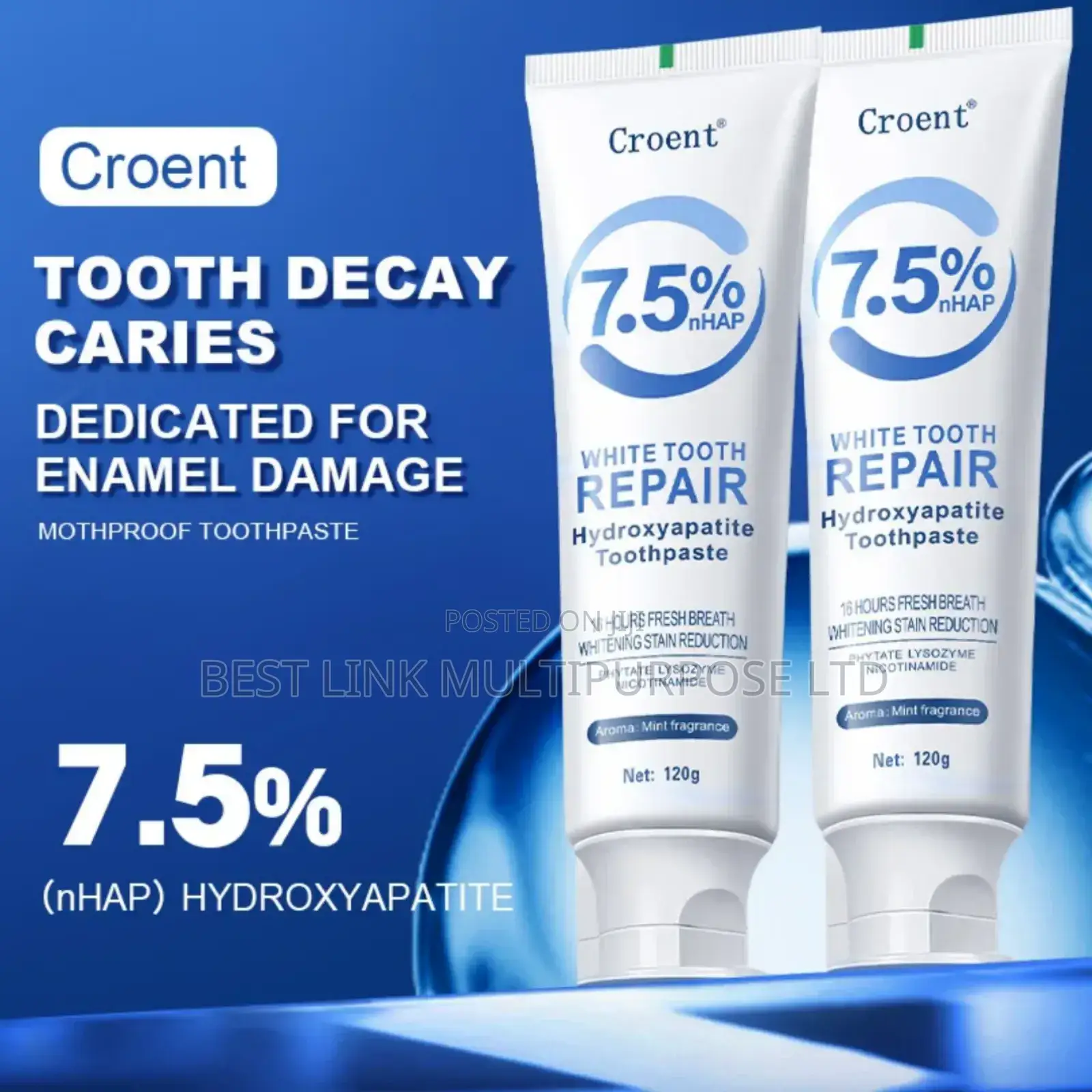 7.5% Croent Nhap Whitening Repair Toothpaste(Wholesale)