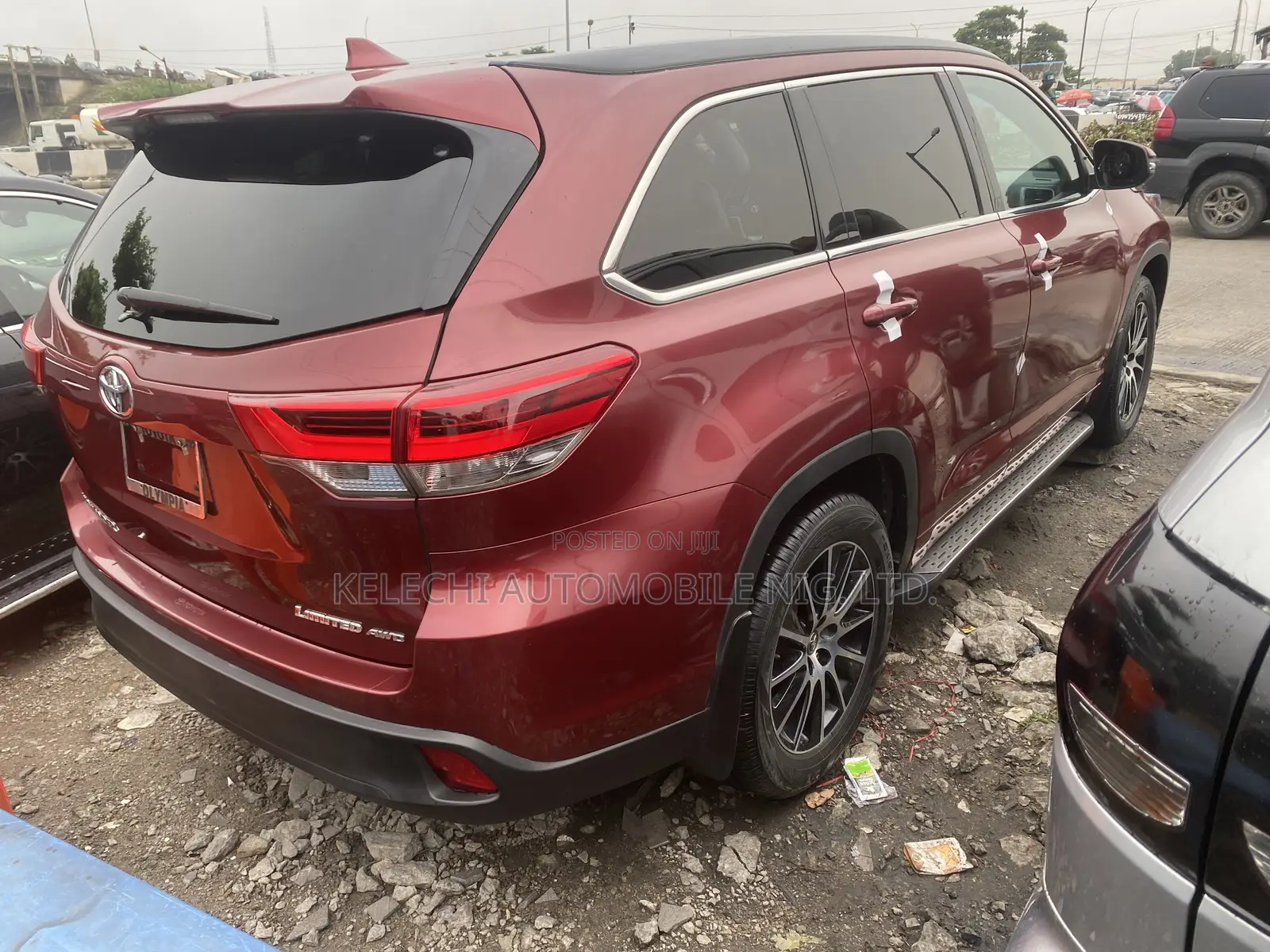 Toyota Highlander Limited 4x4 V6 (3.5L 6cyl 8A) 2018 Red