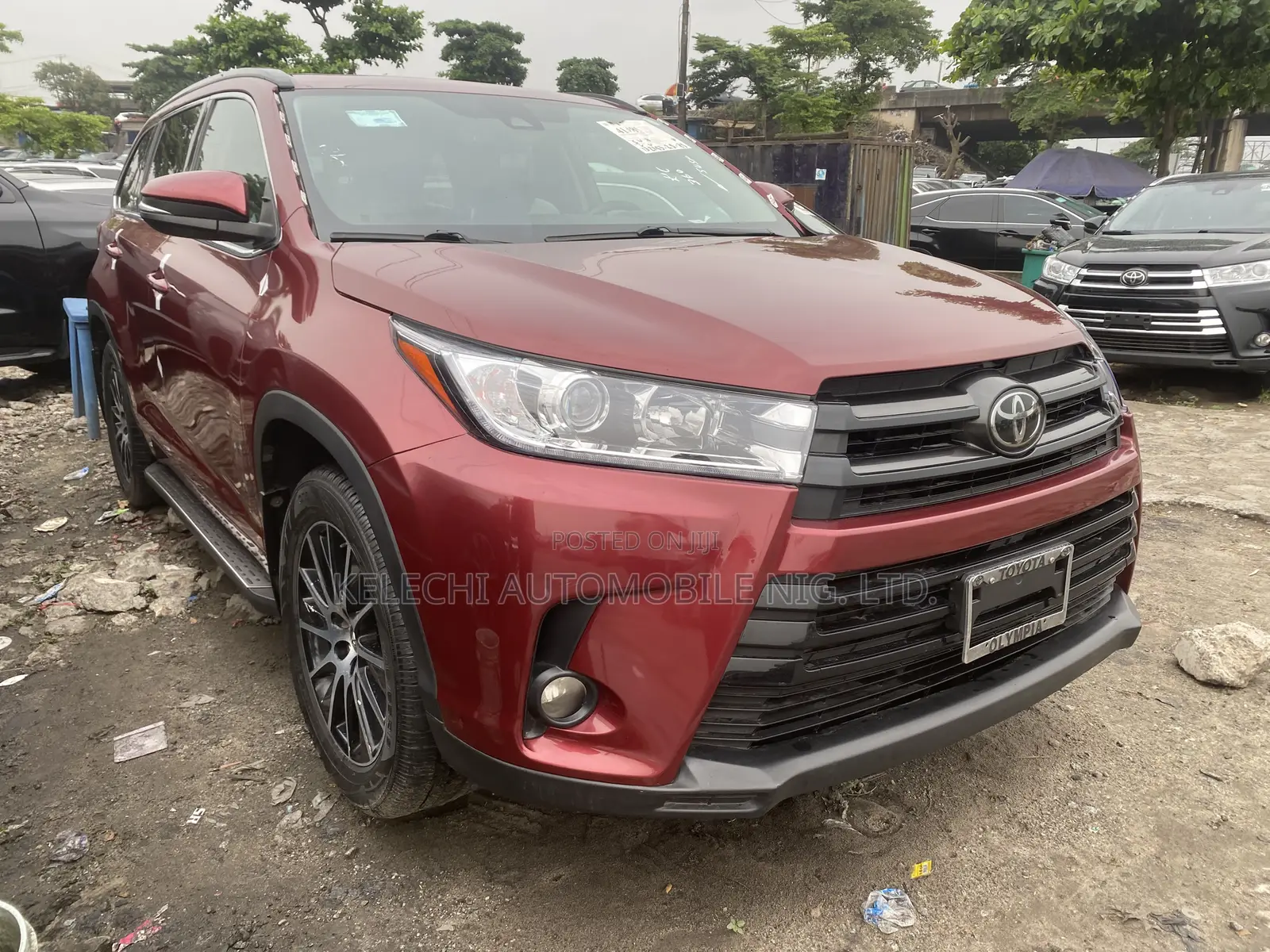 Toyota Highlander Limited 4x4 V6 (3.5L 6cyl 8A) 2018 Red