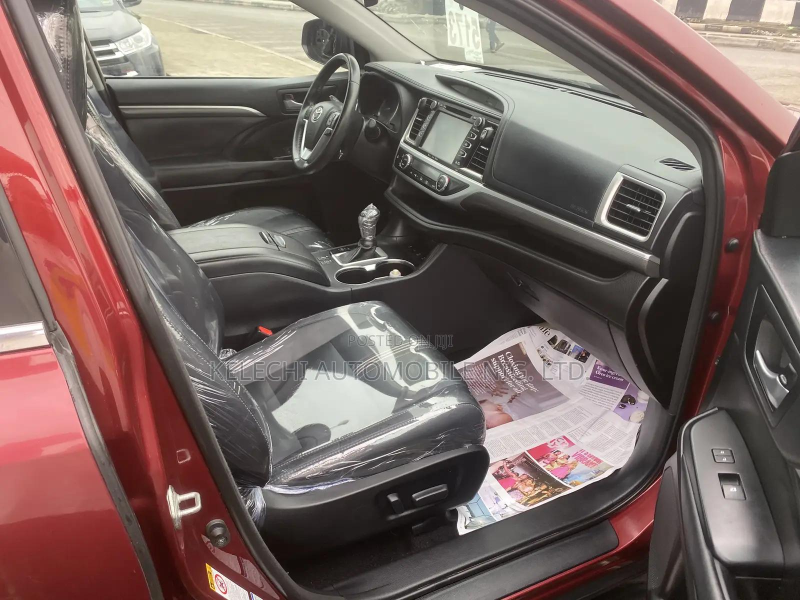 Toyota Highlander Limited 4x4 V6 (3.5L 6cyl 8A) 2018 Red