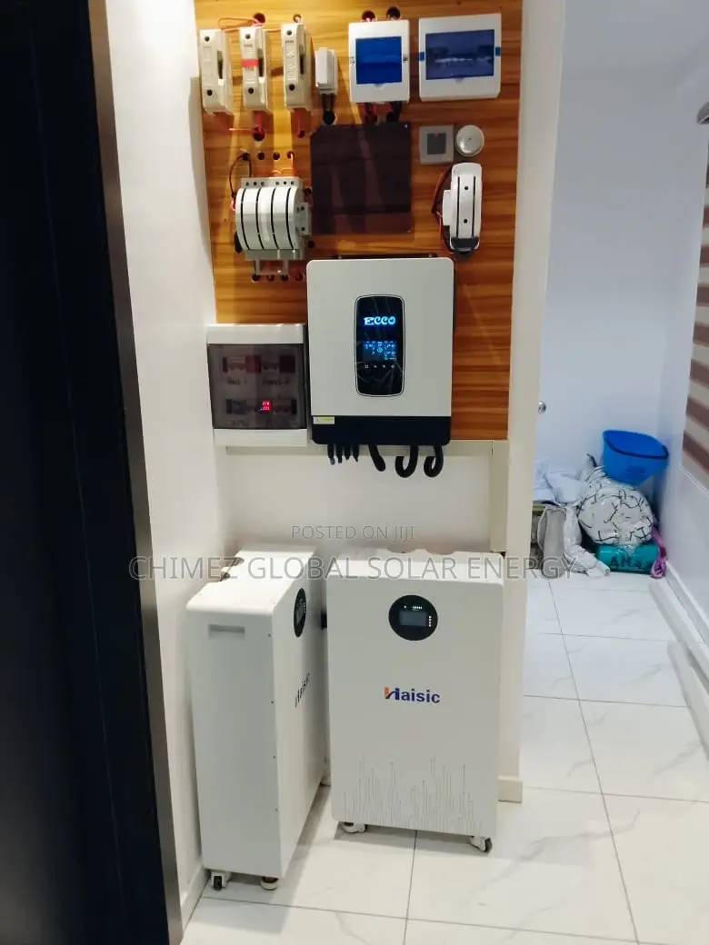 10kva Ecco Inverter+ 30 KWH Haisic Lithium Battery+10,800 Watts Panels