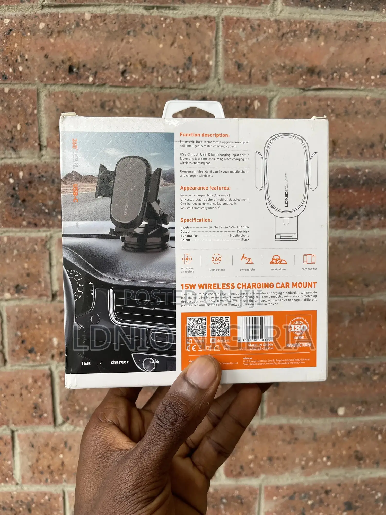 Ldnio Mw21-1 15w Car Mount Charger