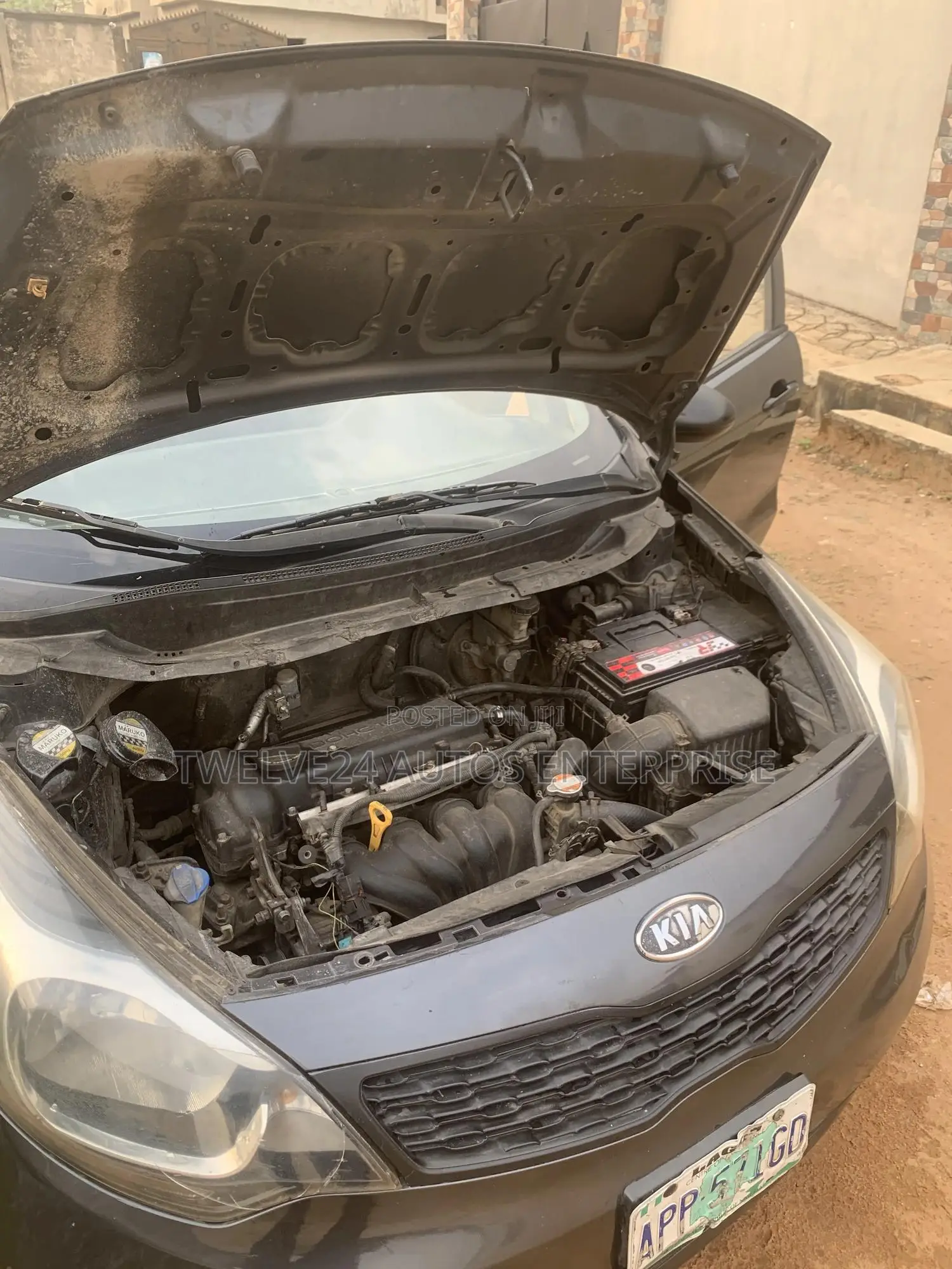 Kia Rio 2012 Black