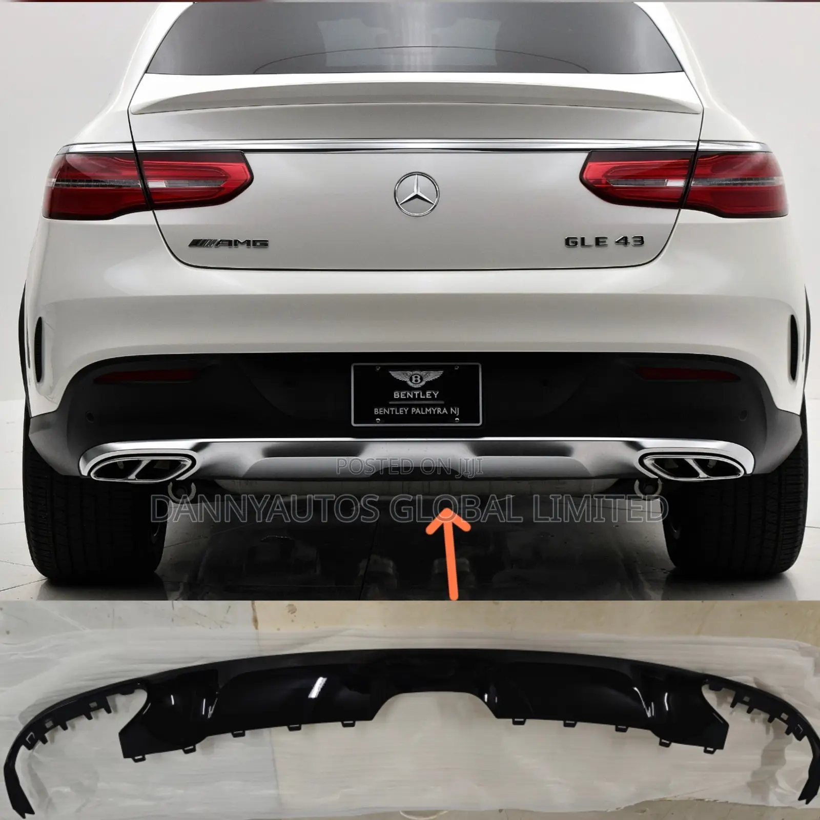 Back Bumper Chrome for Gle Amg W292