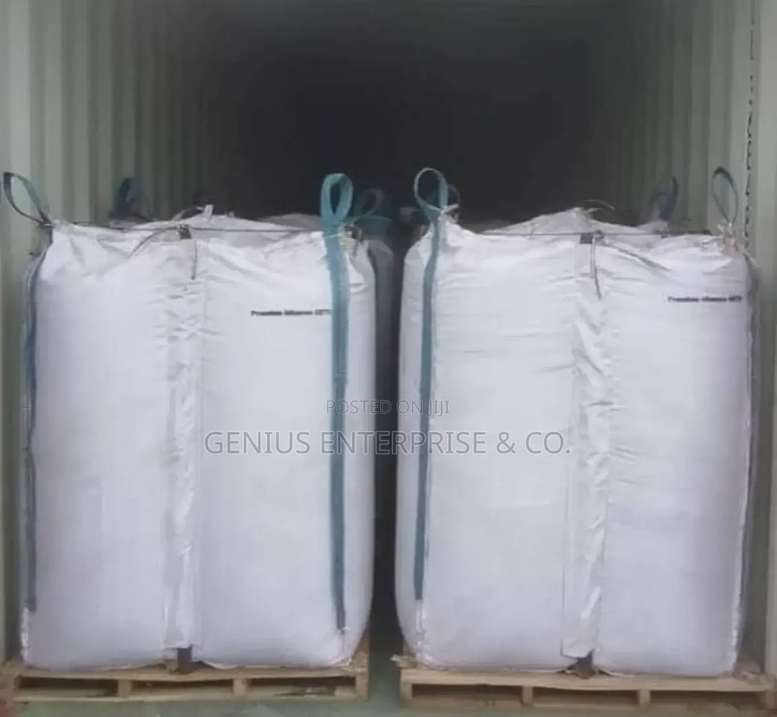 New Jumbo Container Bag for Charcoal Storage and Export. 1000-1500kg