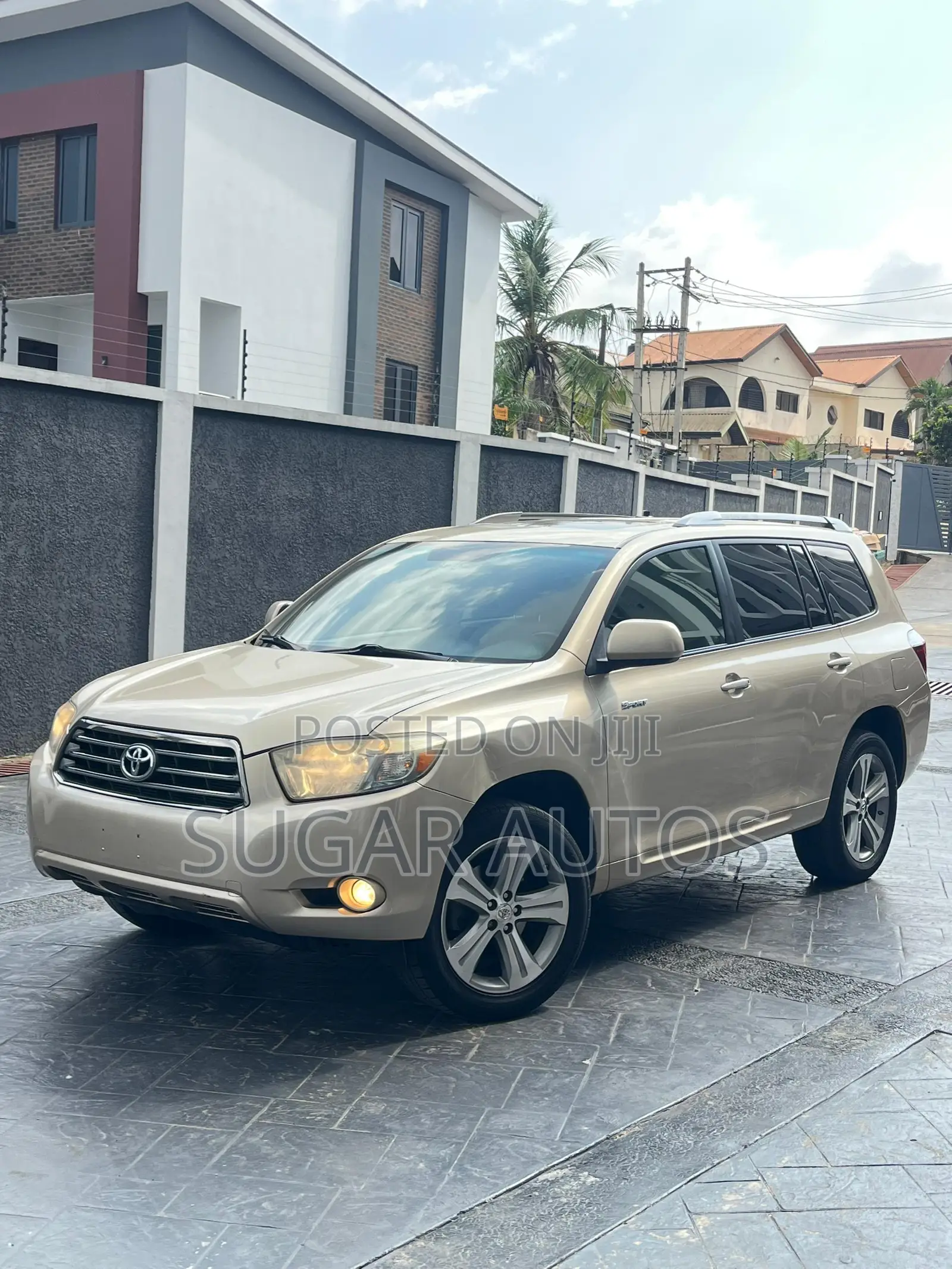 Toyota Highlander Sport 2008 Gold