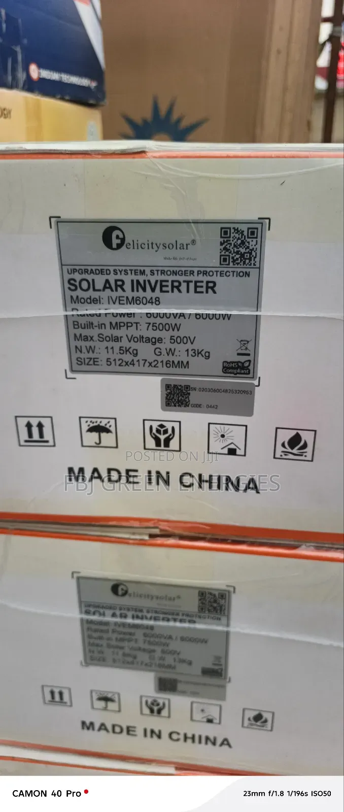 6kw {6000kva} Felicity Hybrid Inverter