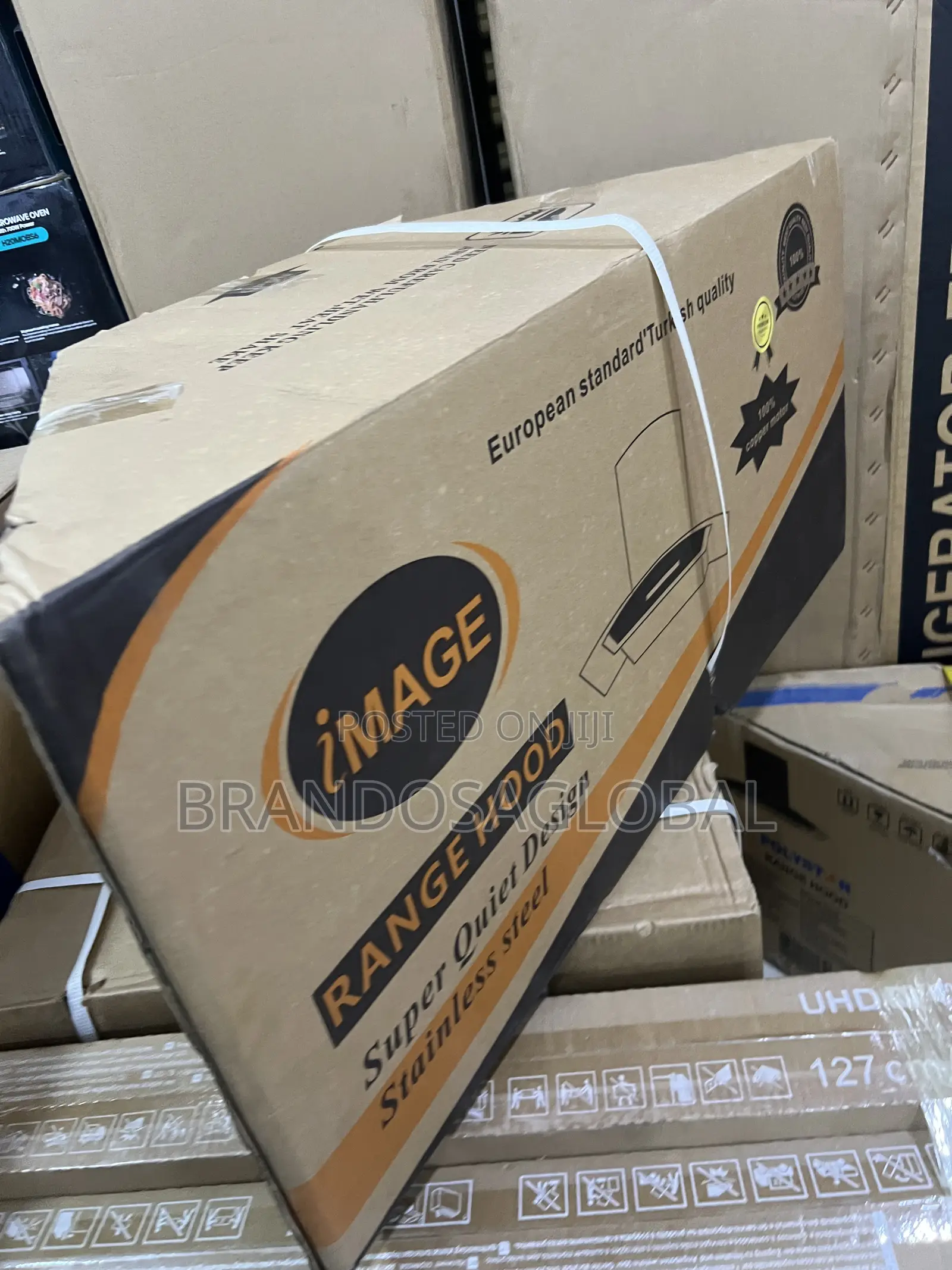 Image 90cm Cooker Hood With Low Noise Operation (Im-90c-Bs)
