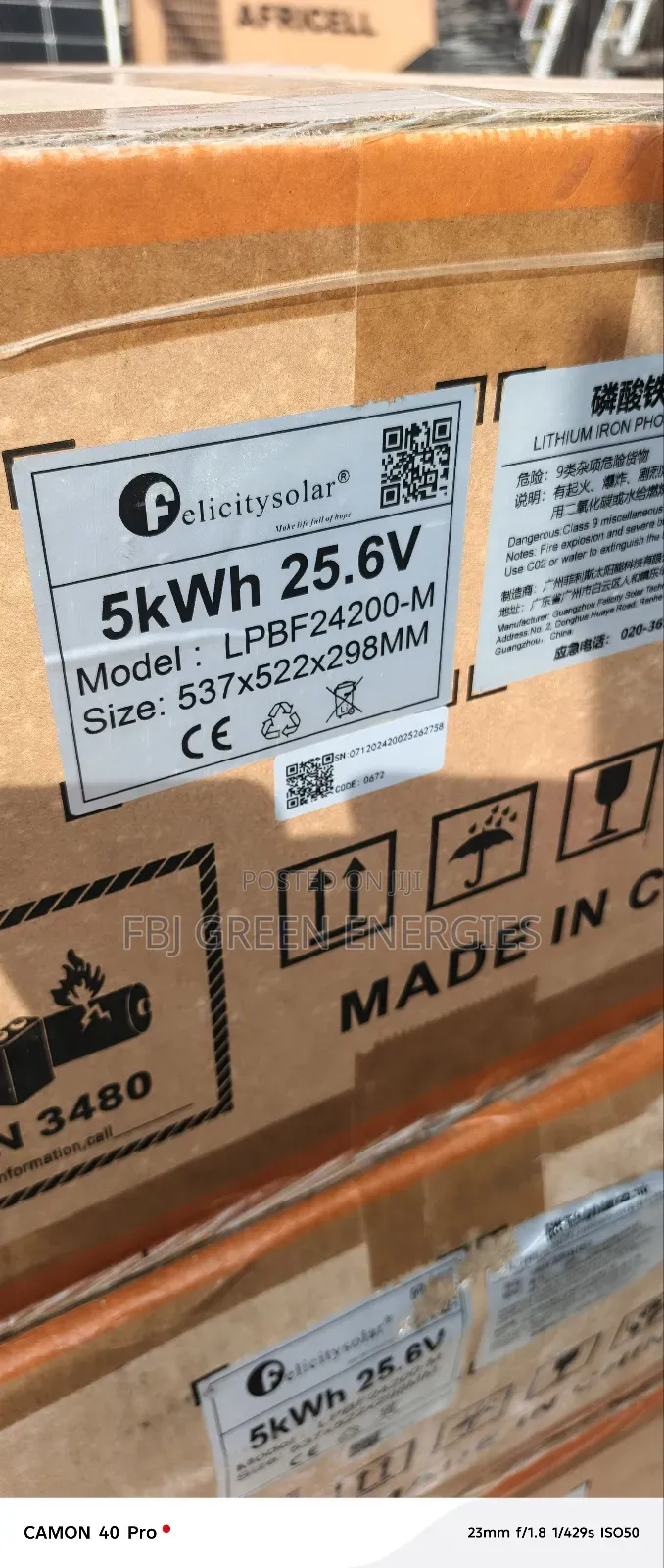 5kwh Felicity Lithium Battery