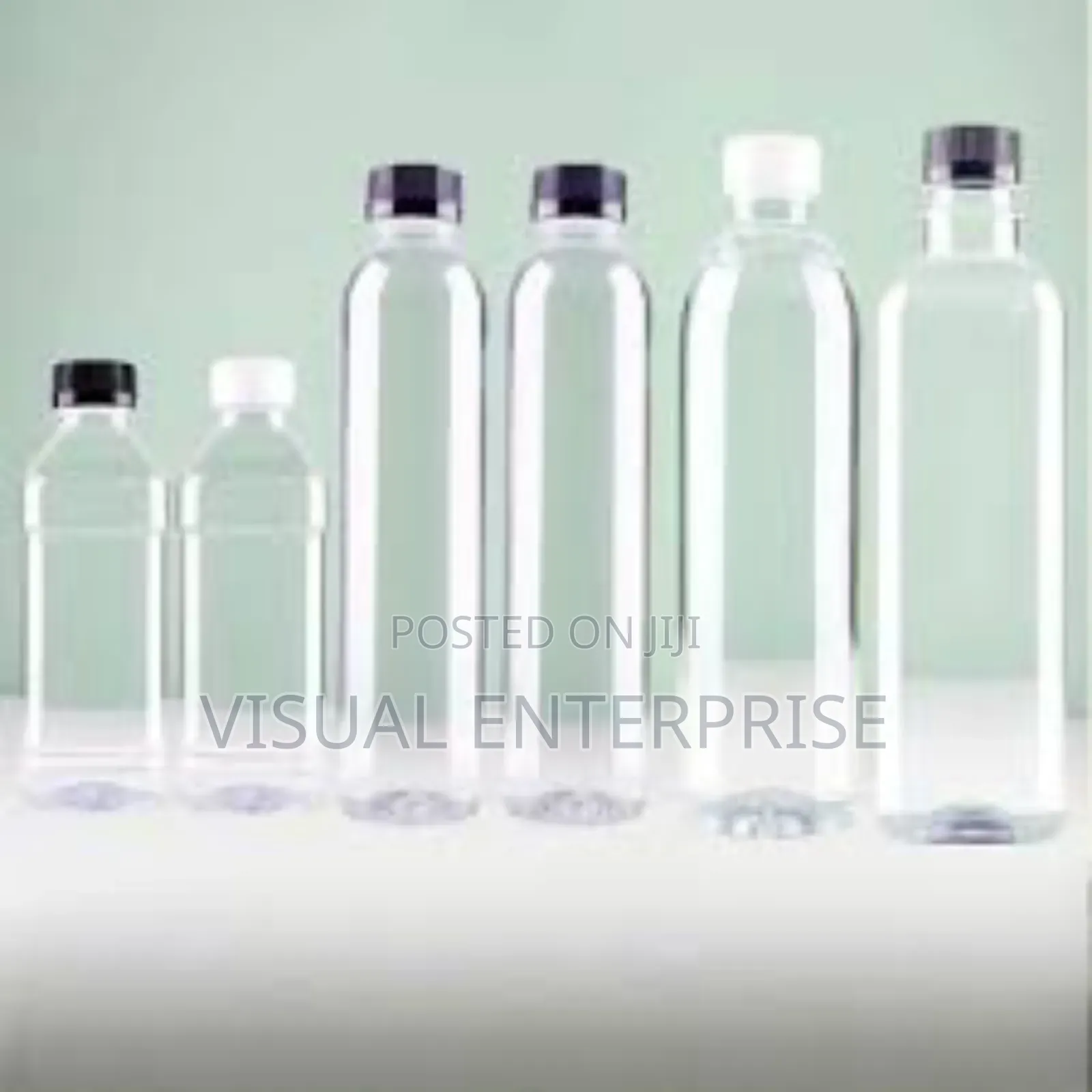 Pet Transparent Plastic Bottles for Juice Water. 40cl and 75cl (100)