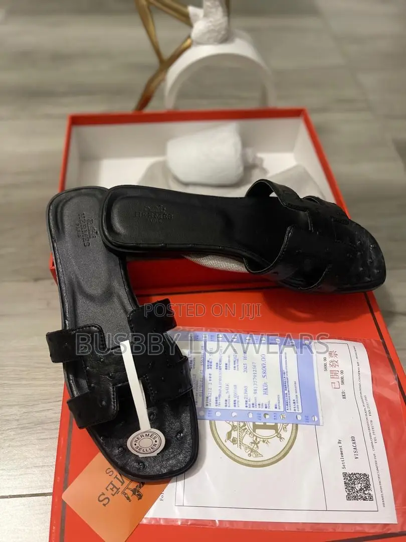 Hermes Luxury Ladies Slippers