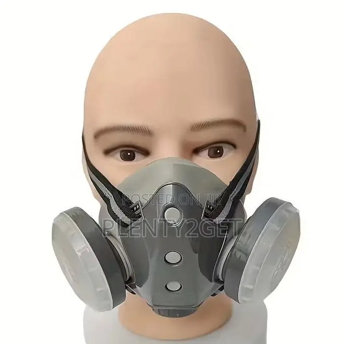 1 Set Reusable Respirator Half-face Mask, Dust Mask Set + 5pcs Filter