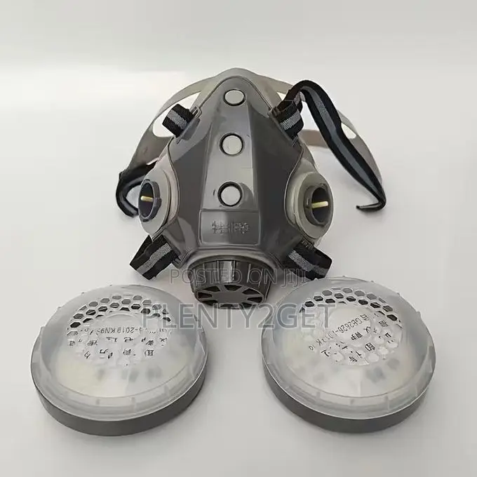 1 Set Reusable Respirator Half-face Mask, Dust Mask Set + 5pcs Filter