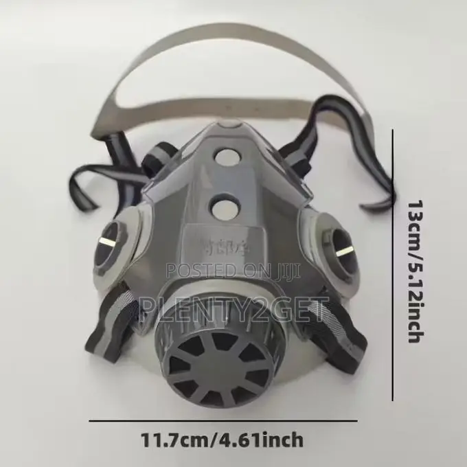1 Set Reusable Respirator Half-face Mask, Dust Mask Set + 5pcs Filter