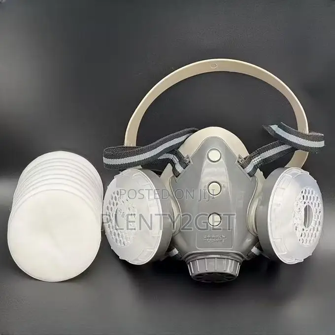 1 Set Reusable Respirator Half-face Mask, Dust Mask Set + 5pcs Filter