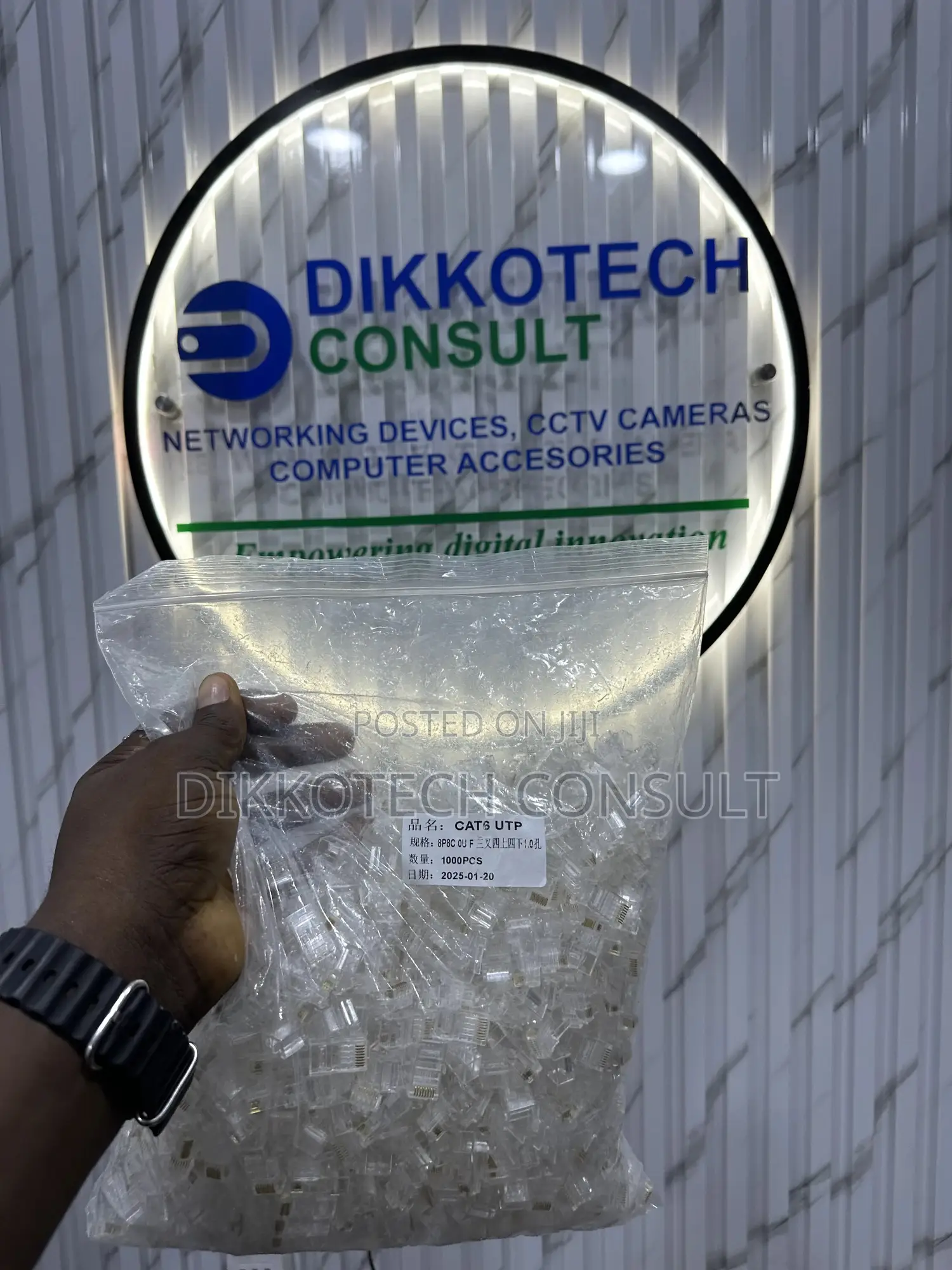 Rj45 Connectors Cat6 Utp 1000 Pieces