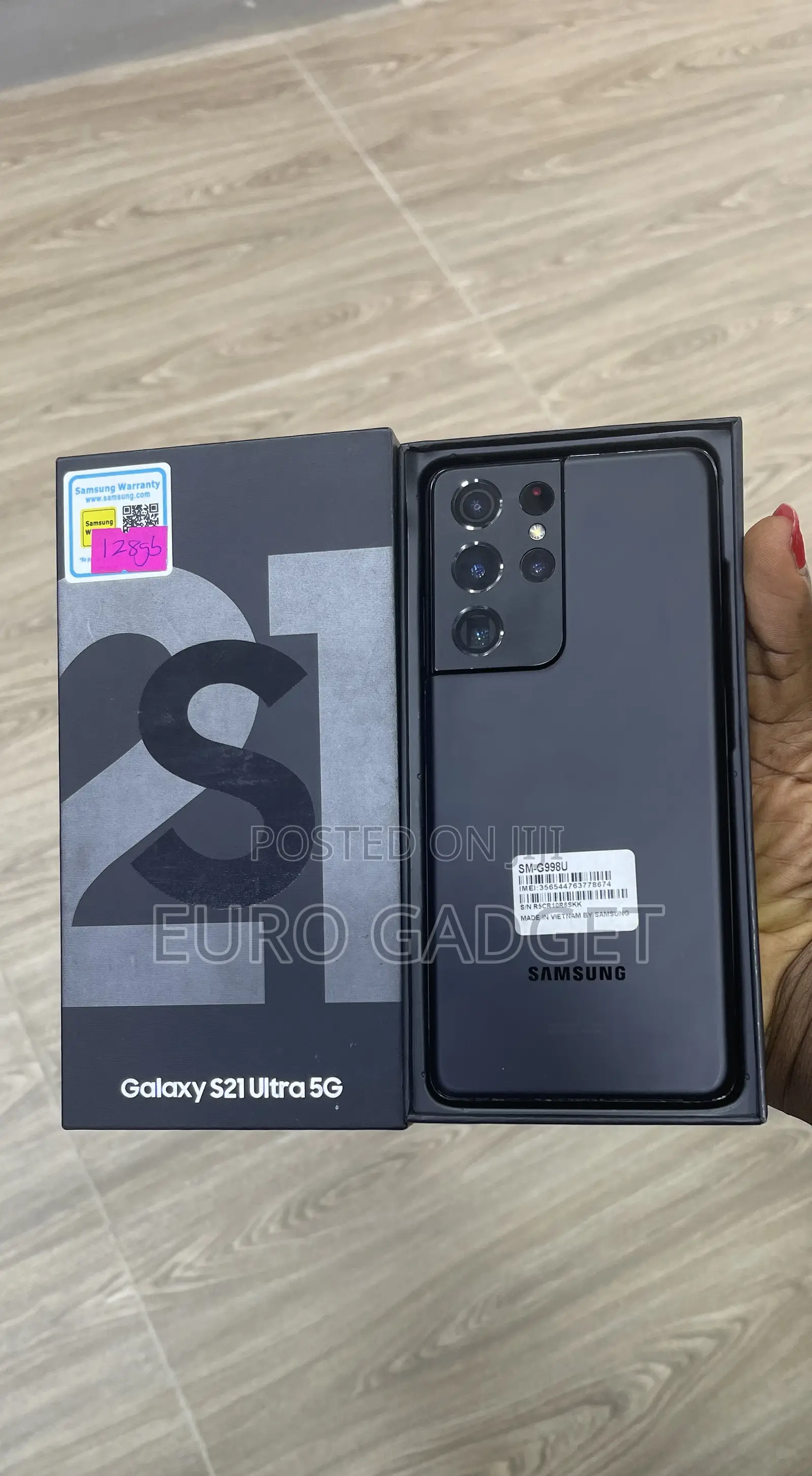 Samsung Galaxy S21 Ultra 5G 128 GB Black