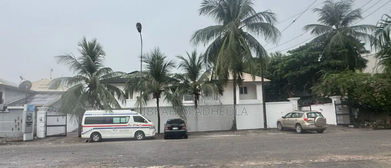 Land Measuring 1030sqm With 2units of 5bedroom Duplexes on It,