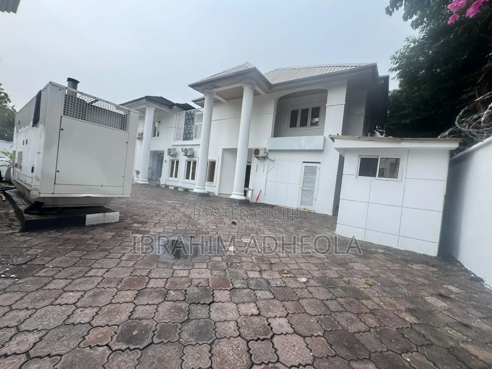 Land Measuring 1030sqm With 2units of 5bedroom Duplexes on It,