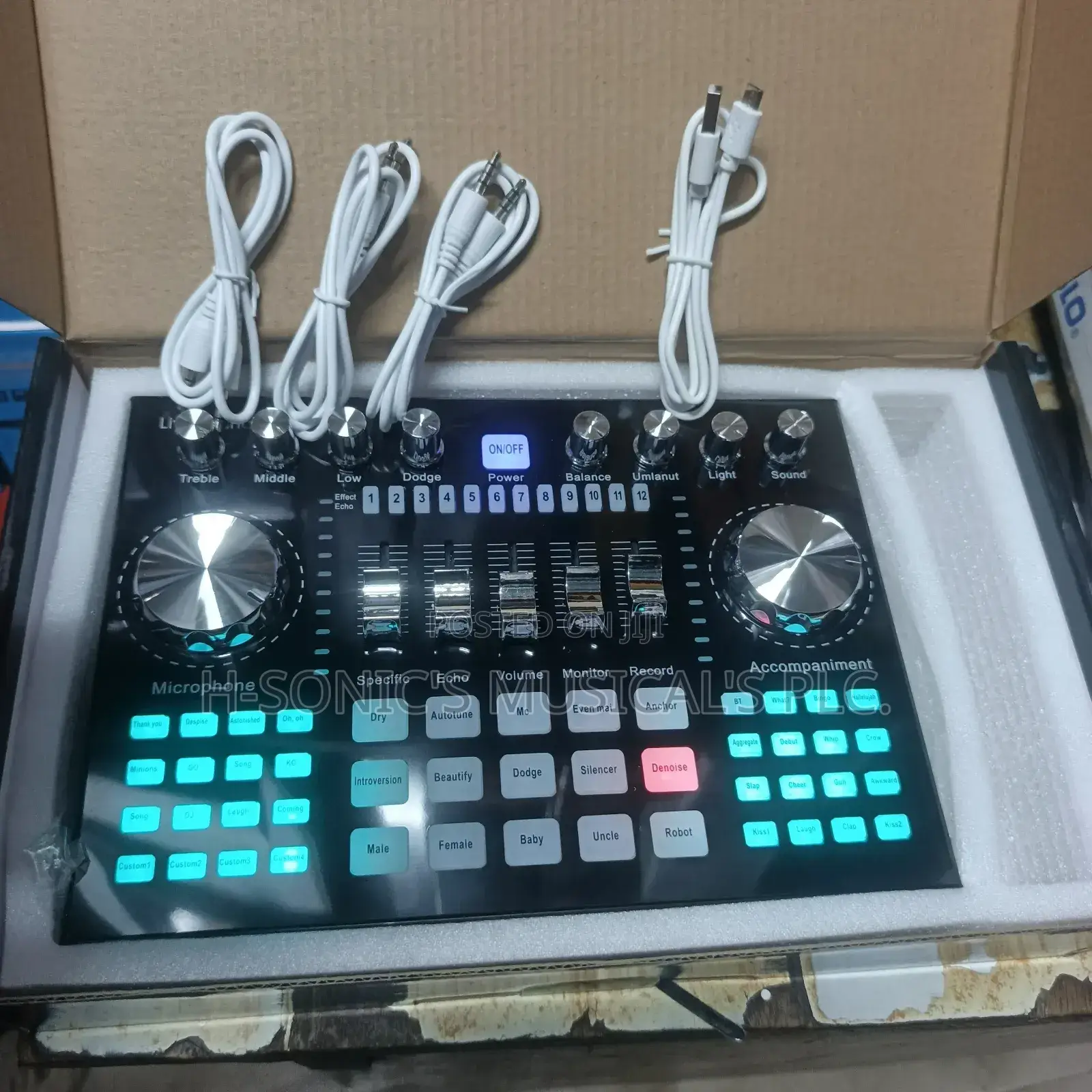 Professional Portable Bluetooth K1live Soundcard.