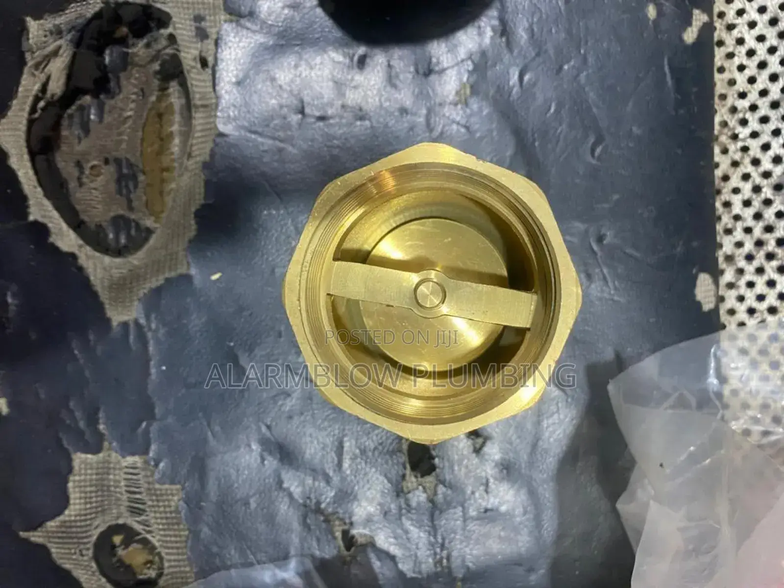 2" Brass Foot Valve With a Strainer.