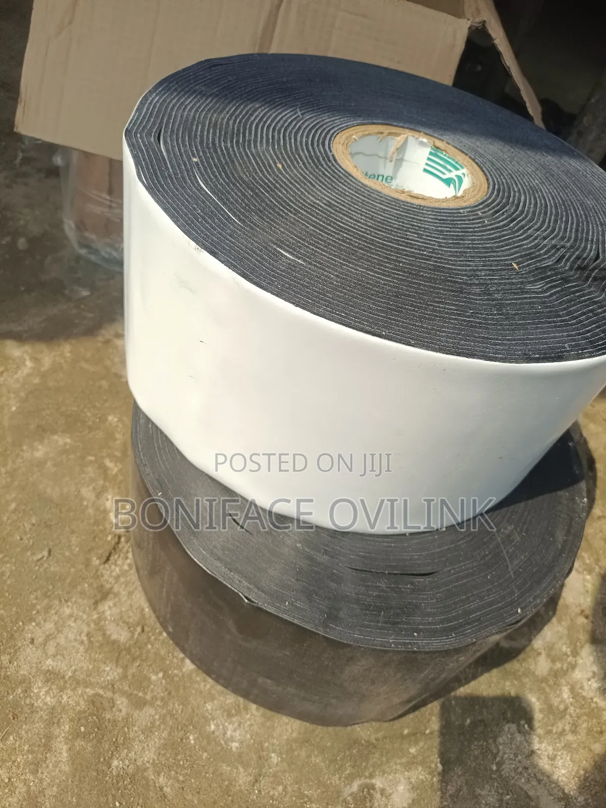 6" Black and White Corrosion Protection Wrap / Raper Tape