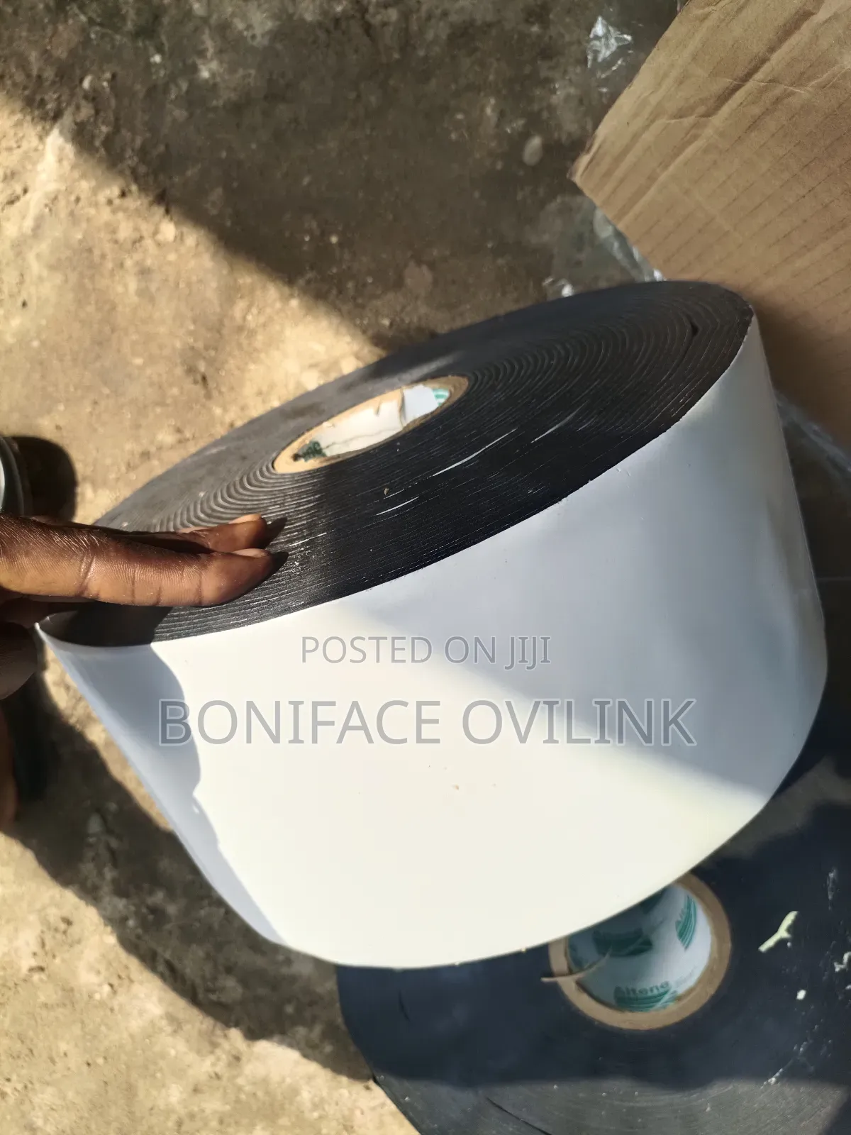 6" Black and White Corrosion Protection Wrap / Raper Tape