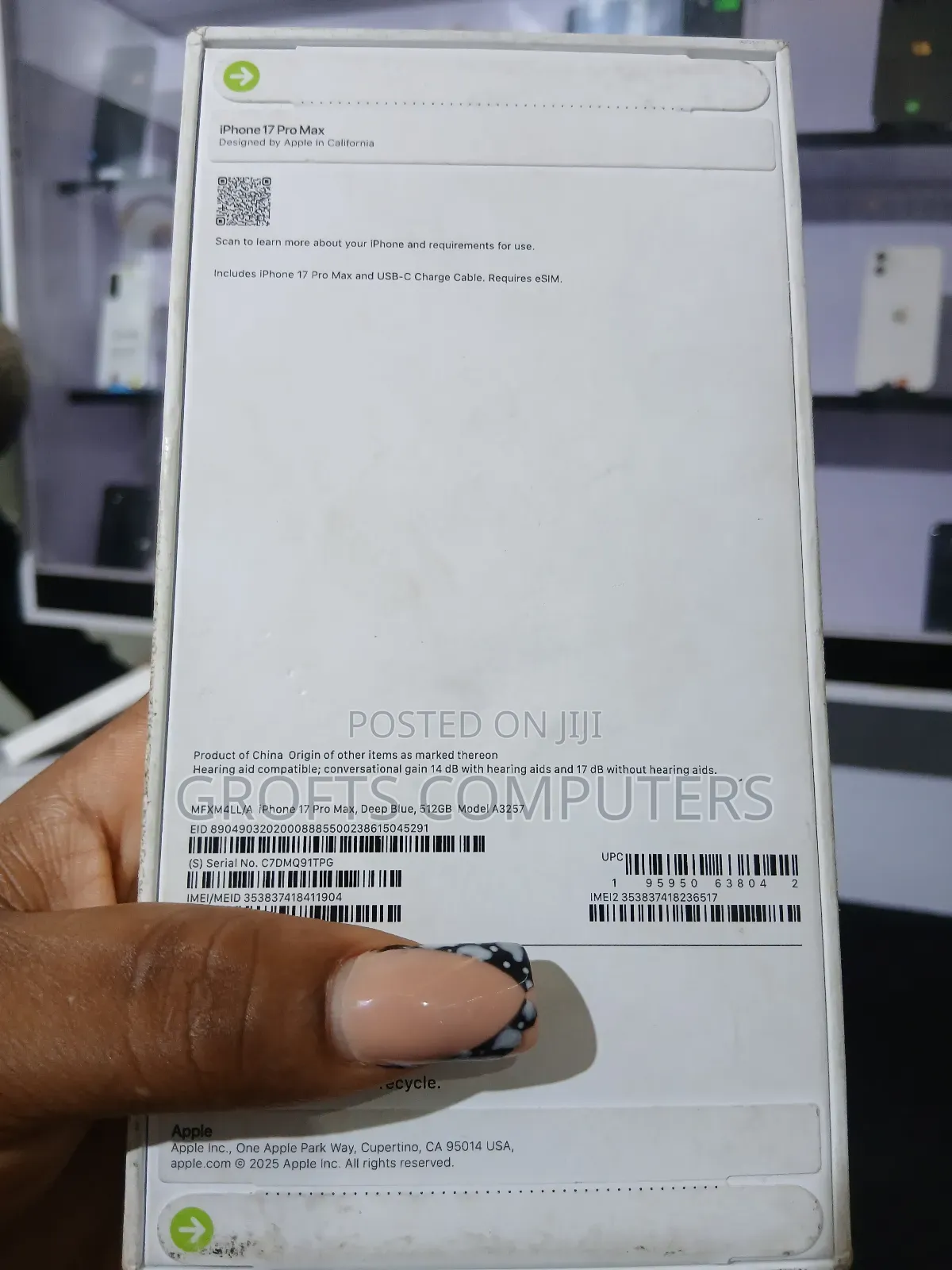 New Apple iPhone 17 Pro Max 256 GB Blue