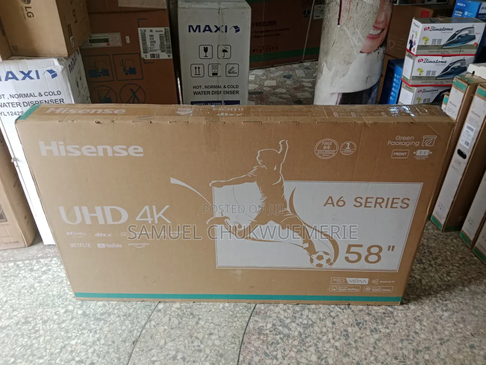 Hisense Television 58inch Smart 2years Warranty