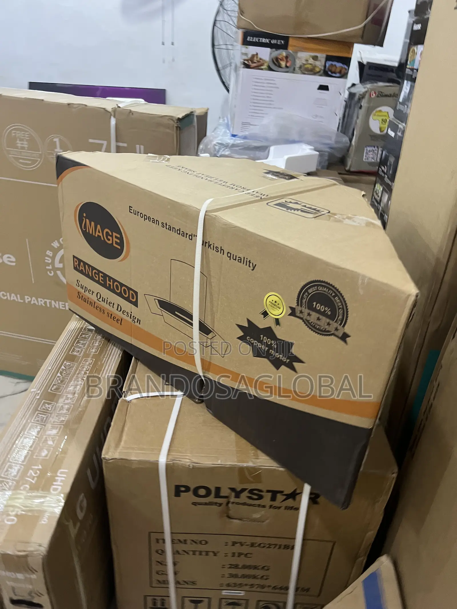 Image 90cm Cooker Hood With Clean Air Output (Im-90c-Bs)