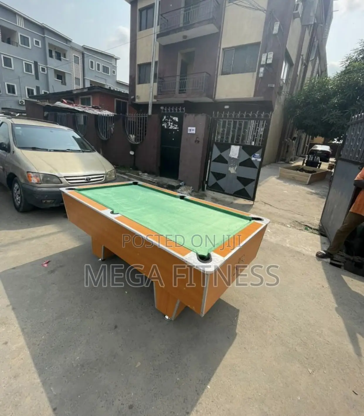 Green Top Locally Made Snooker Board