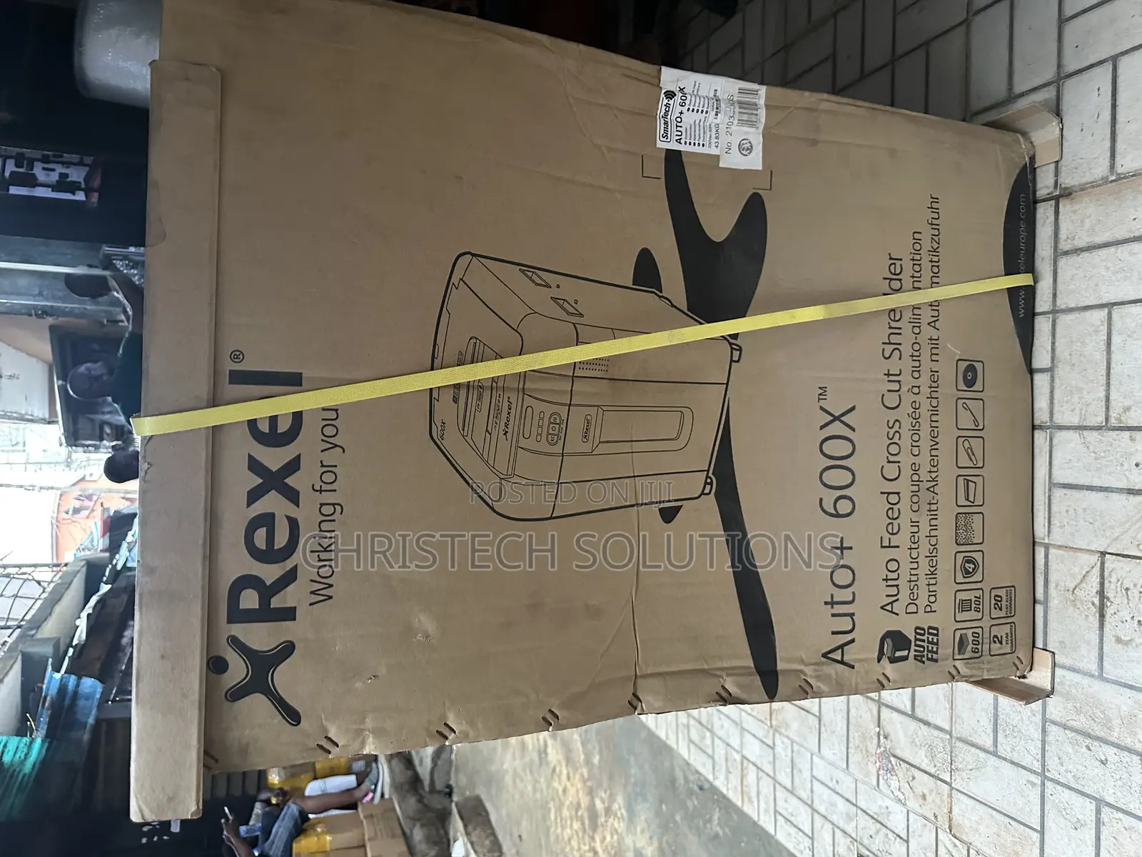 Rexel Optimum Autofeed+ 600x Automatic Cross Cut Shredder