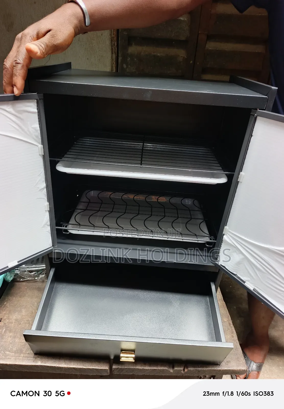 3 Door Cabinet Dish Rack
