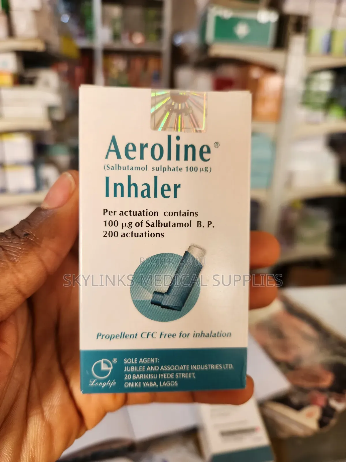 Aeroline Inhaler