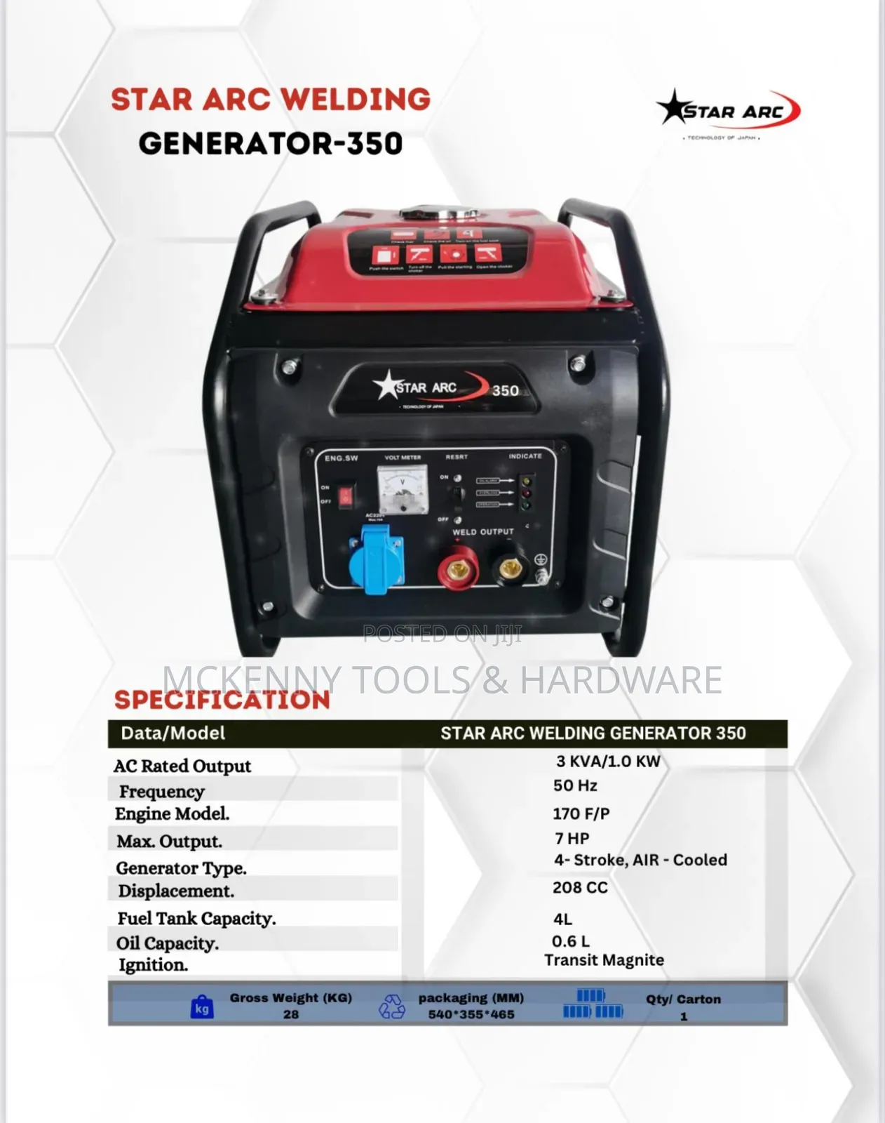 Star Arc Welding Generator 350a