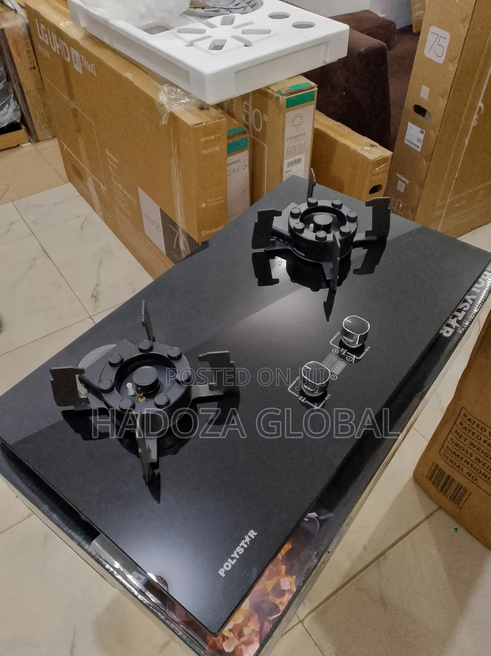Two Plate Gas Stove By Polystar Pv-nyqb2002t
