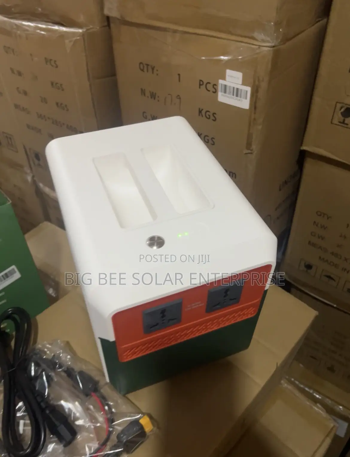1kwh Pro Cola Solar Generator With 1 400w Panel and 4mm Dc Cable