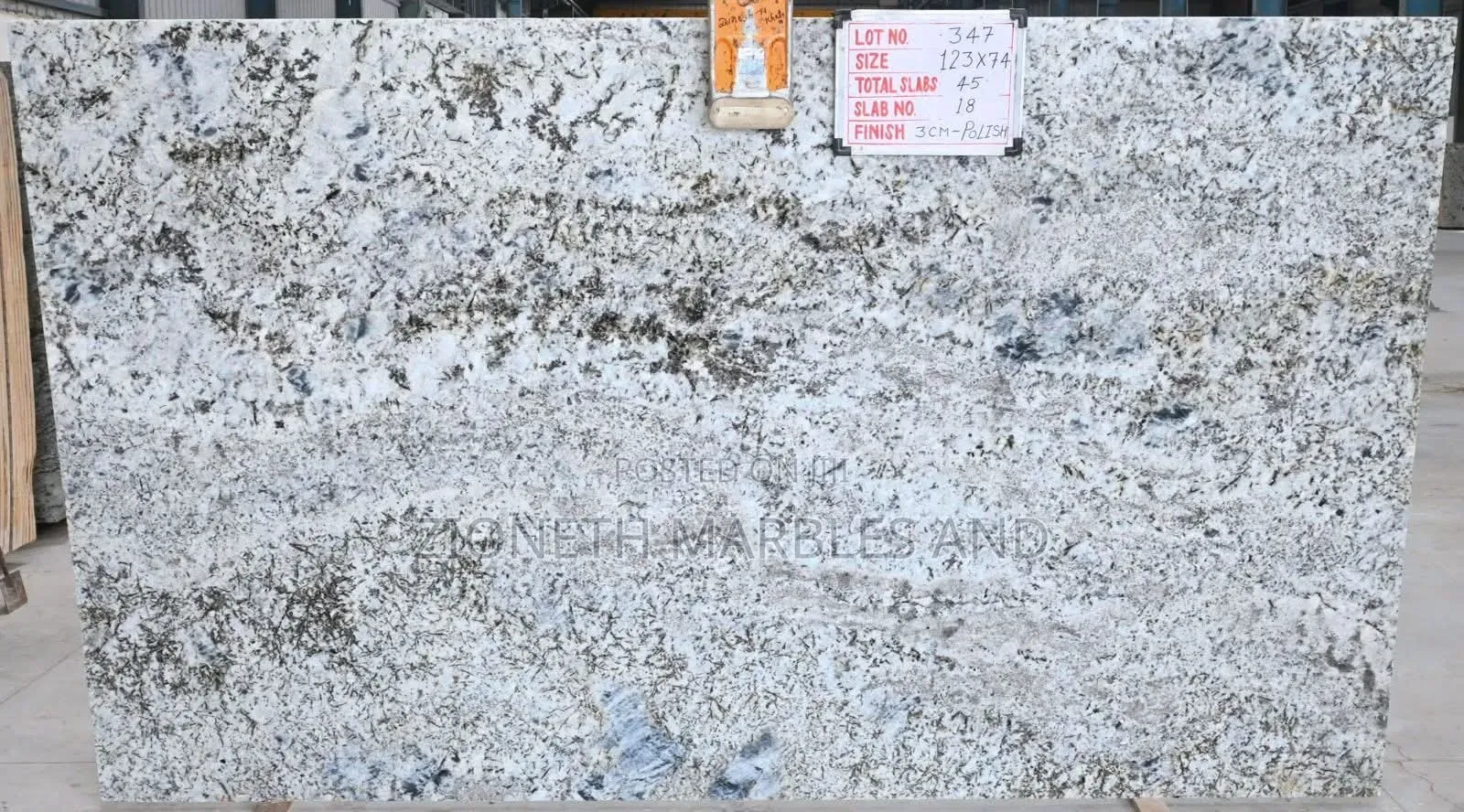 Indian Blue Flower Granite Slab
