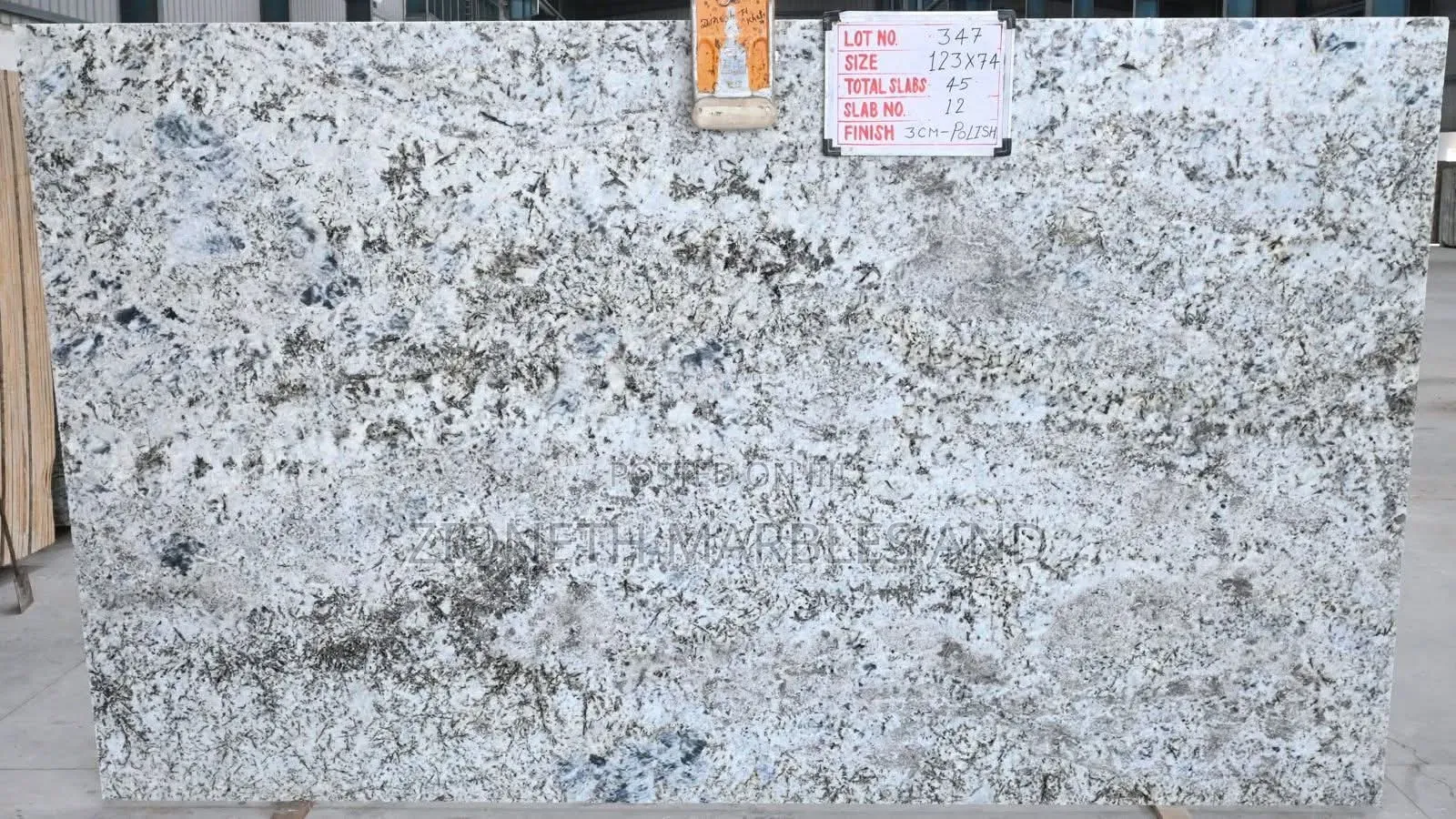 Indian Blue Flower Granite Slab