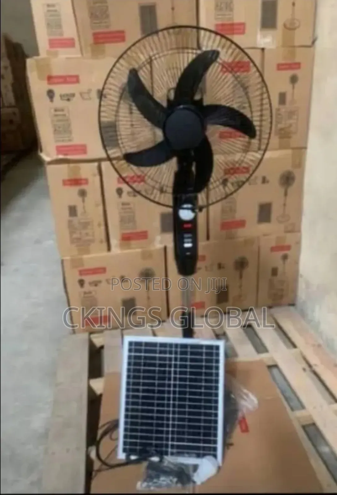 Charweek Solar Fan Ac/Dc