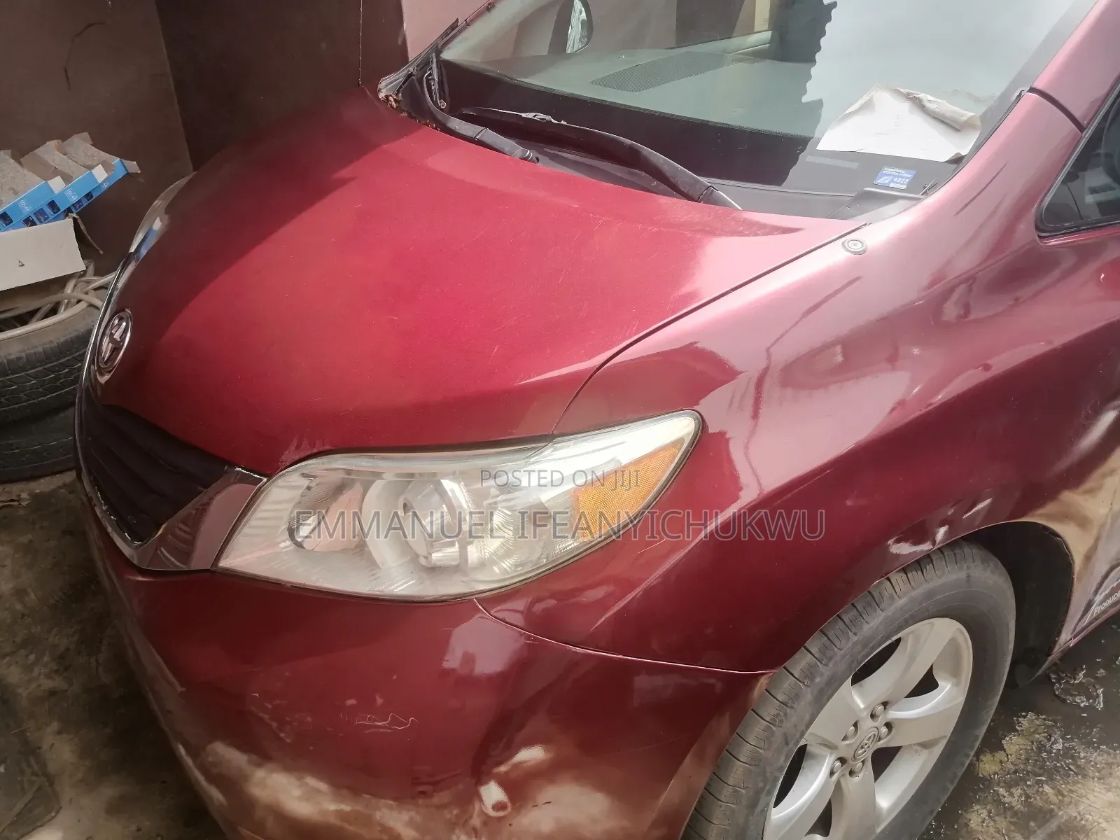Toyota Sienna LE 7 Passenger Mobility 2012 Red
