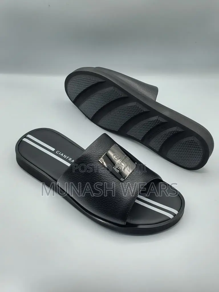 Italian Butterri Leather Slipers 40-46 Available