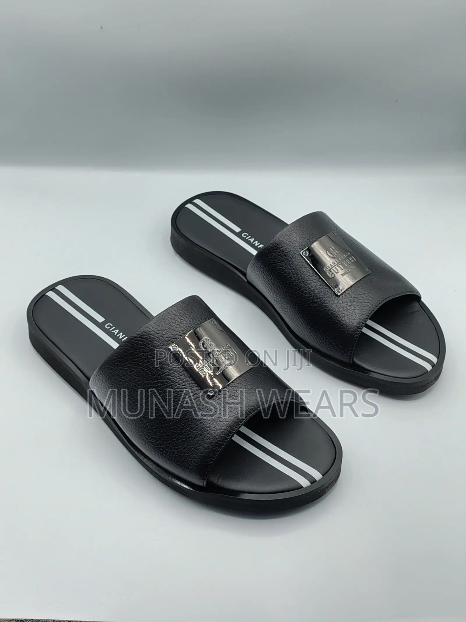 Italian Butterri Leather Slipers 40-46 Available