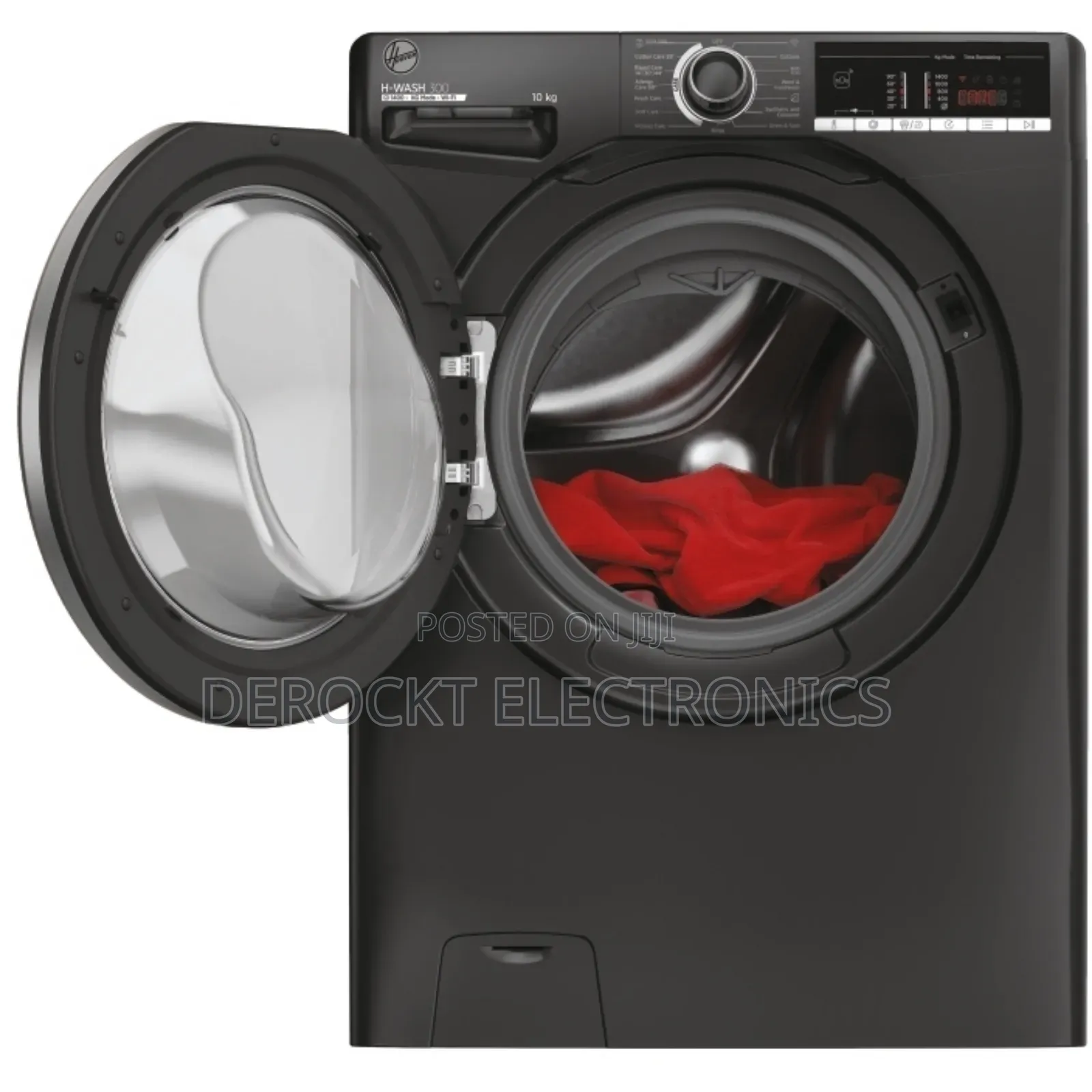 Hoover H-Wash 300 10kg Washing Machine (Black)