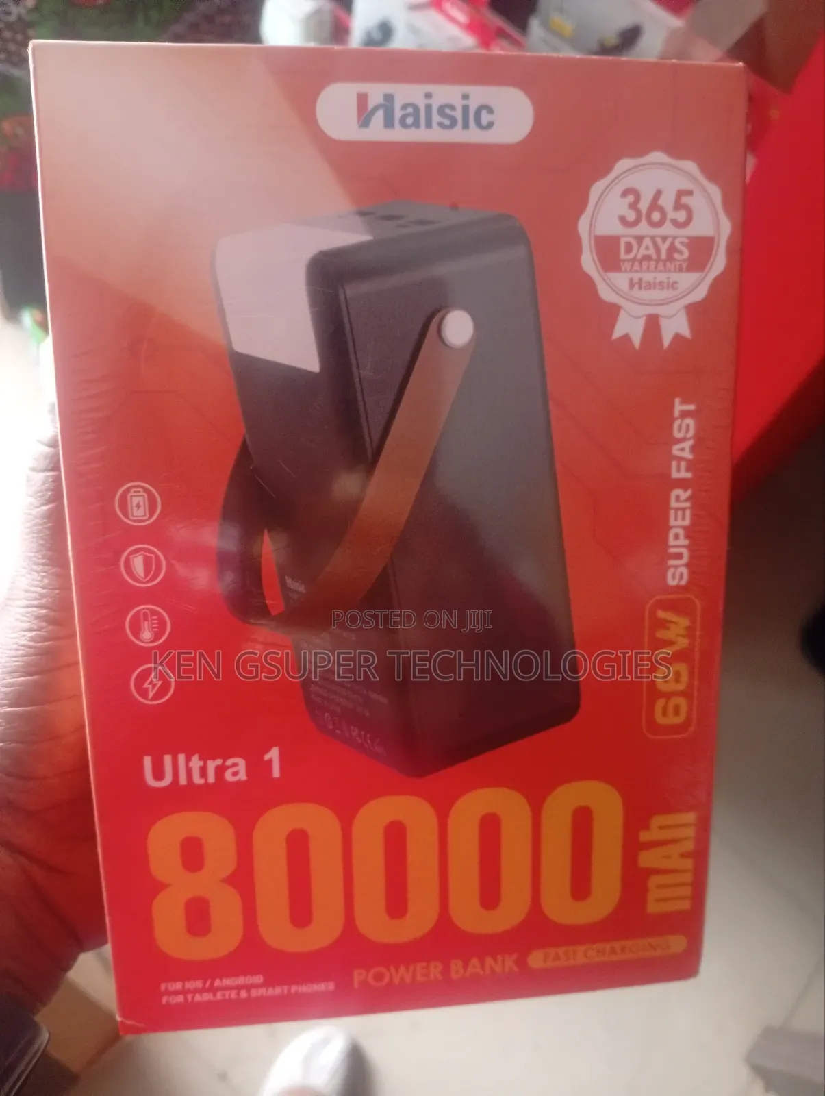 Haisic Ultra 1 Power Bank 80000mah