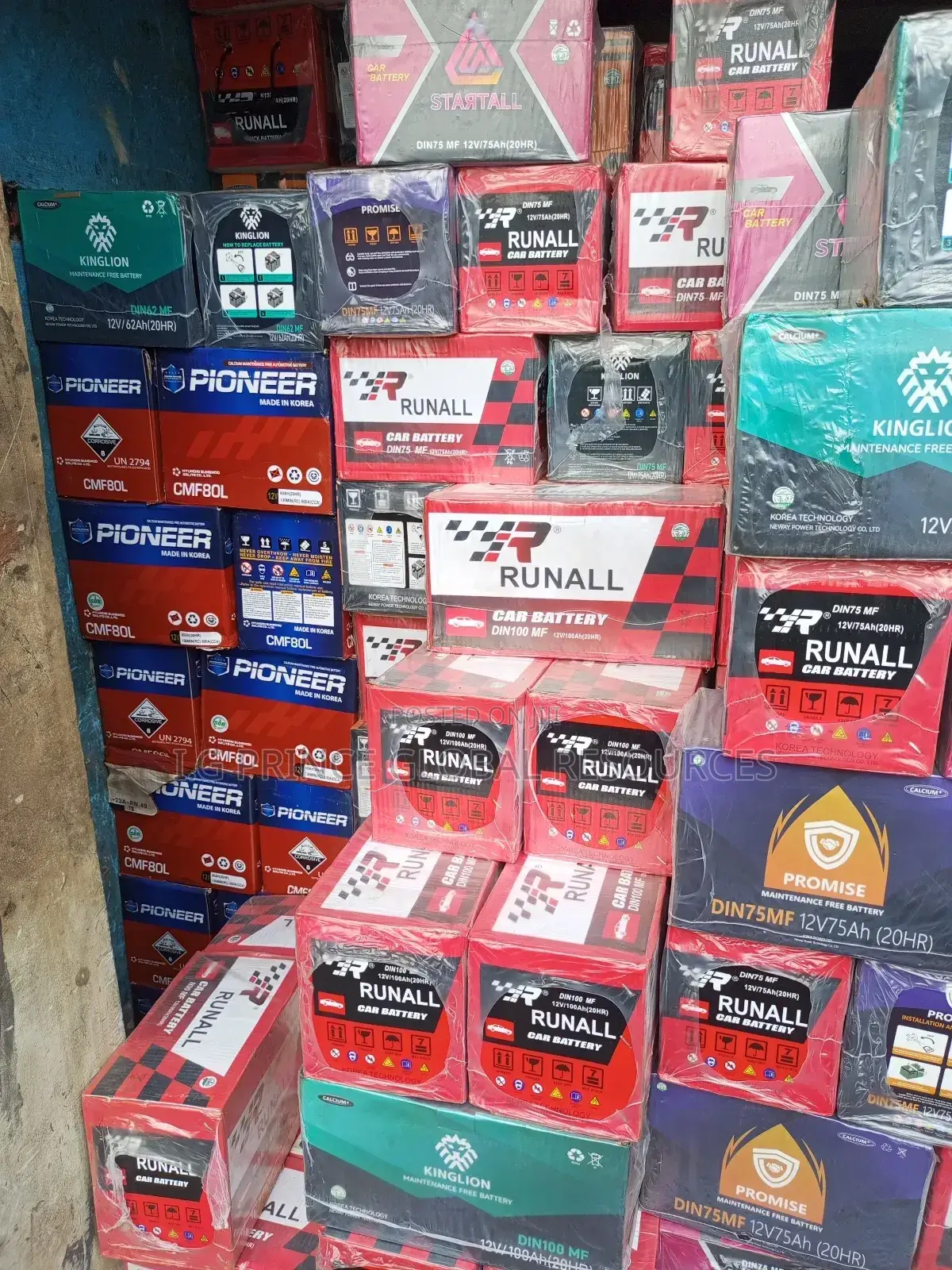 Brand New Korean Batteries 12v 75ah 3 Years Warranty Dm Active